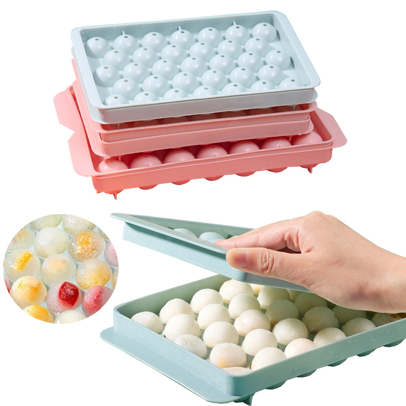Home Cooking Recipes - Round Ice Cube Tray Creative Hockey