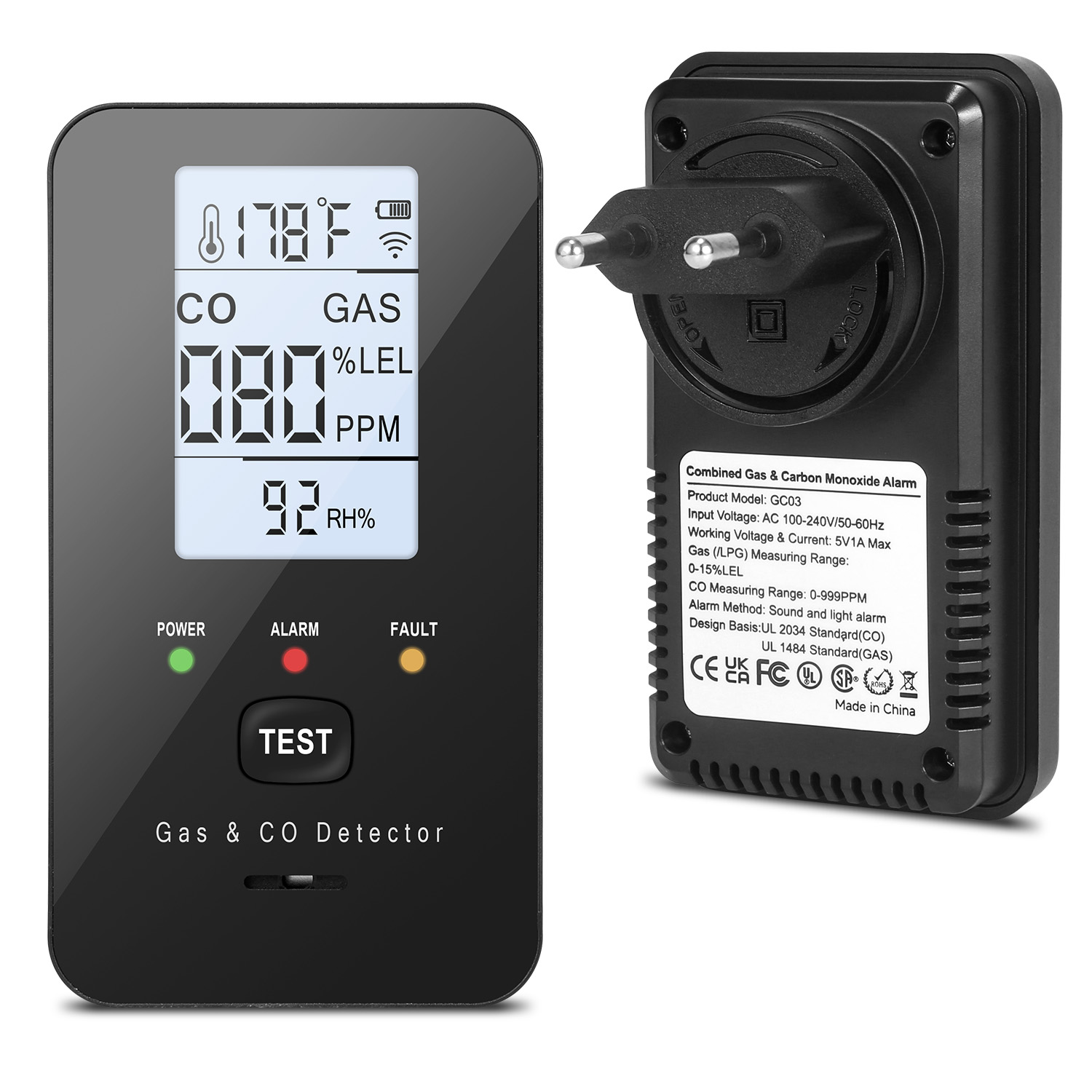 Combination Natural Gas Detect - Home Cooking Gas ulasan dan harga