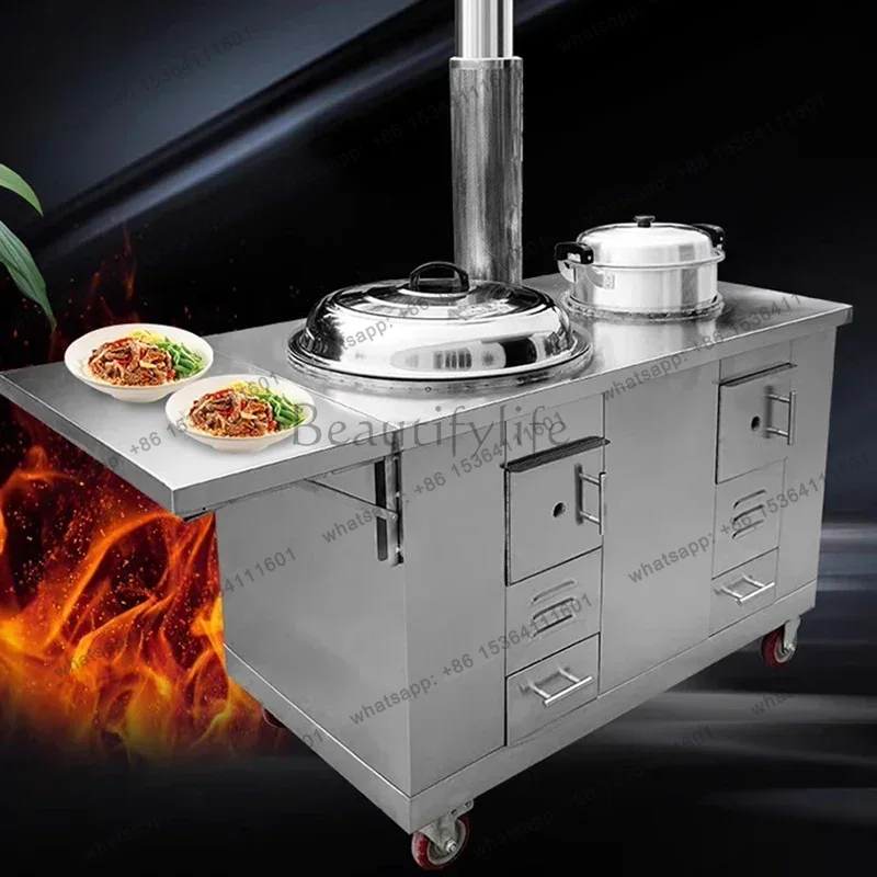 LSFirewood Stoves Cooking Stov - Home Cooking Heater ulasan dan harga