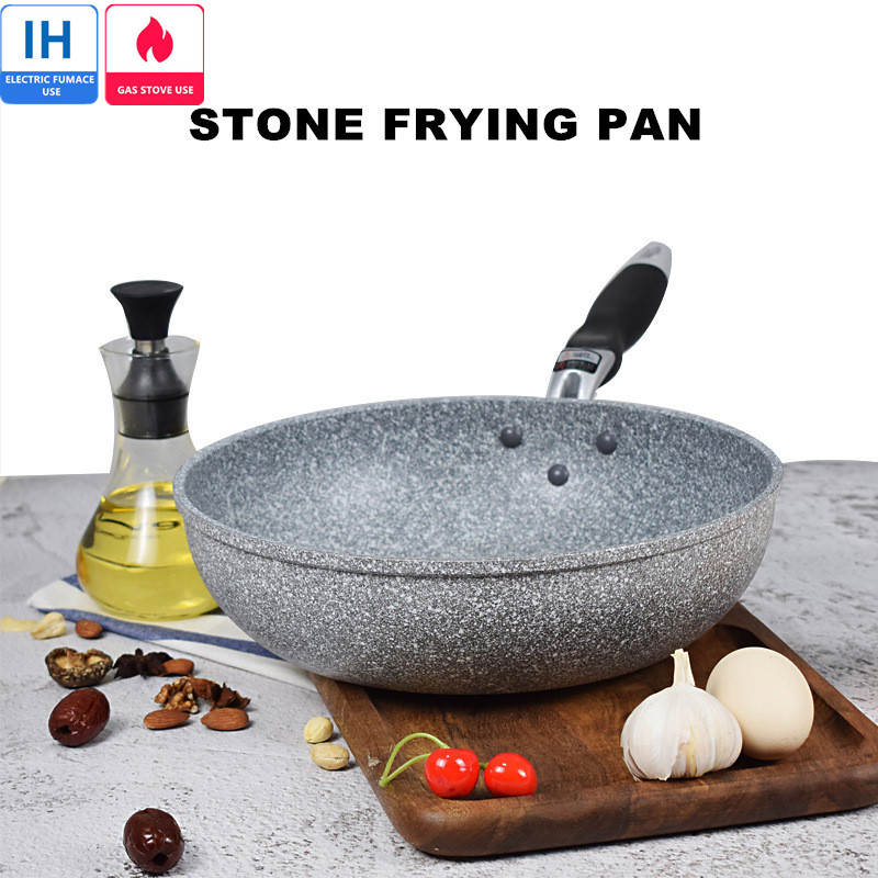 Non-Stick Pan Durable Stone Fr - Home Cooking Cookbook ulasan dan harga