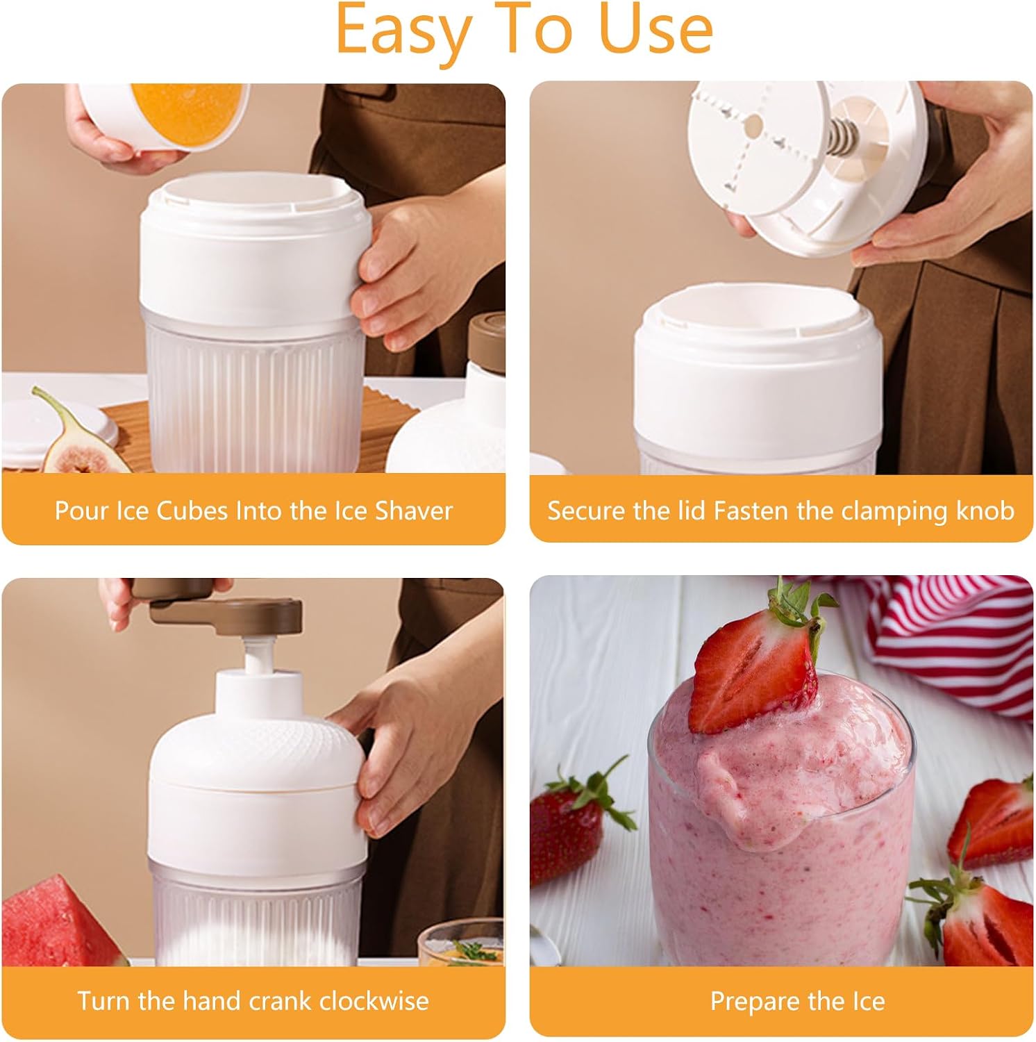 Portable Manual Ice Shaver Sno - Home Cooking Recipes ulasan dan harga