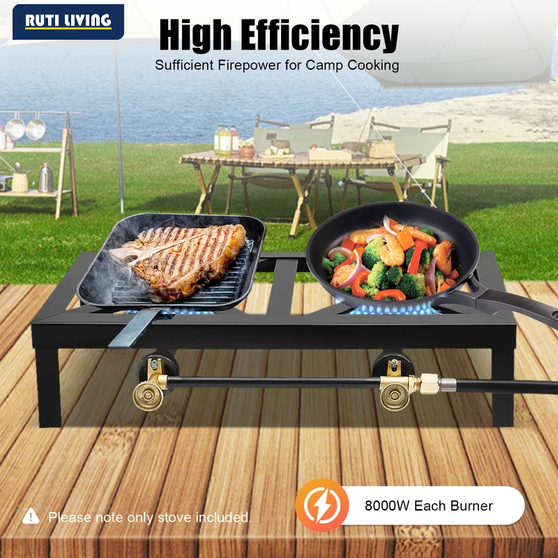 Portable 1/2 Burner Outdoor Ga - Home Cooking Gas ulasan dan harga
