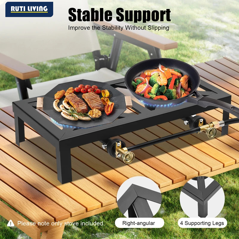 Portable 1/2 Burner Outdoor Ga - Home Cooking Gas ulasan dan harga