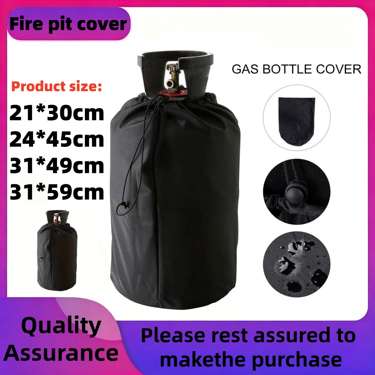 asky Gas Bottle Cover with Wat - Home Cooking Gas ulasan dan harga