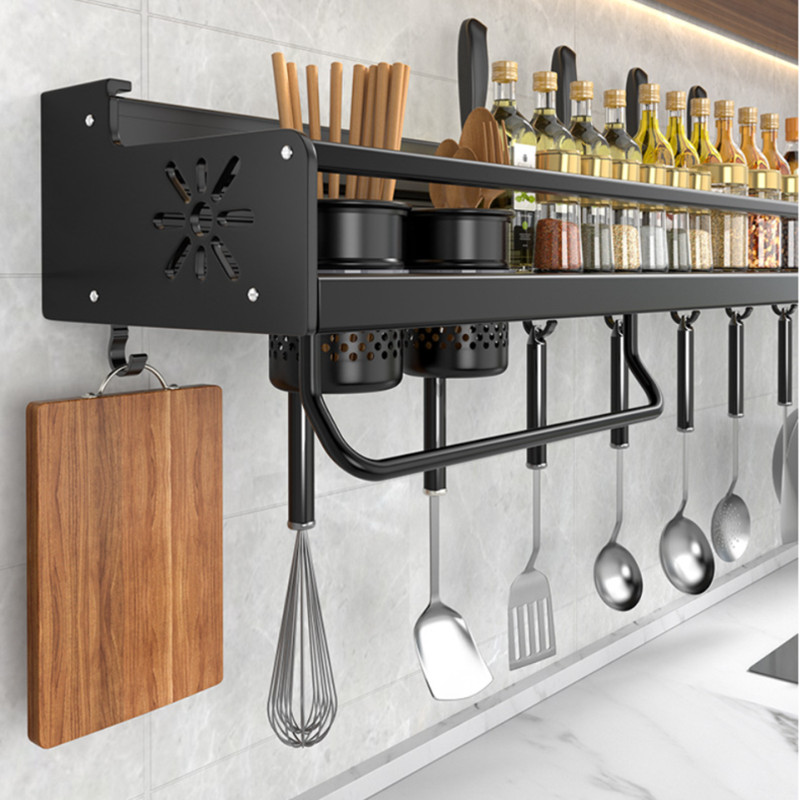 Kitchen Organizer Shelf Wall-m - Home Cooking Recipes ulasan dan harga