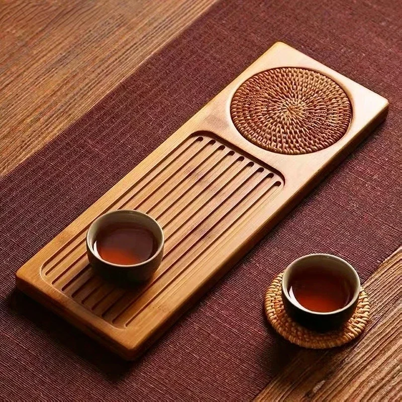 Dry Brew Bamboo Tea Tray with  - Home Cooking Recipes ulasan dan harga